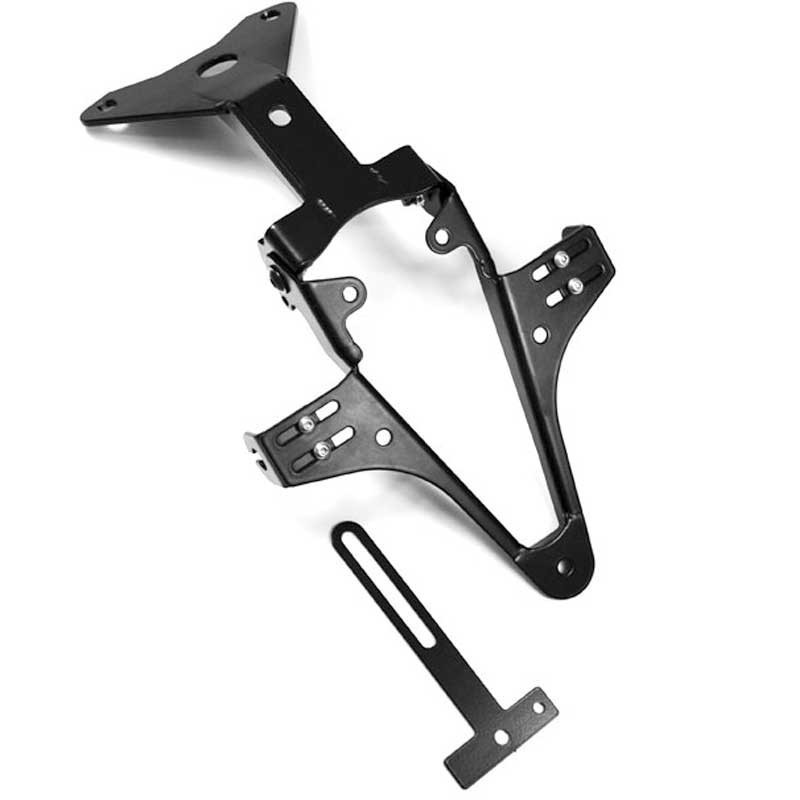 ADJUSTABLE LICENSE PLATE BRACKET FOR APRILIA RS4 125/TUONO V4/RSV4 - HIGHSIDER