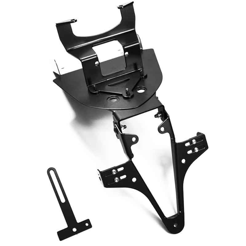 ADJUSTABLE LICENSE PLATE BRACKET FOR TRIUMPH STREET TRIPLE 675 07-12 - HIGHSIDER