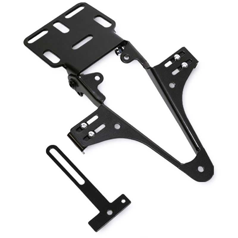 ADJUSTABLE LICENSE PLATE BRACKET FOR APRILIA SMV 750 DORSODURO 12-16/ SMV 900 SHIVER 17-19 - HIGHSIDER