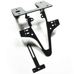 ADJUSTABLE LICENSE PLATE BRACKET FOR KAWASAKI ER-6 N/ F 05-17 - HIGHSIDER