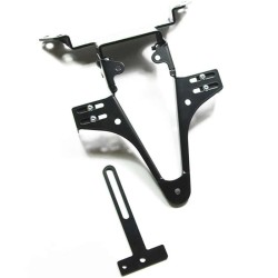 ADJUSTABLE LICENSE PLATE BRACKET FOR KAWASAKI ER-6 N/ F 09-11 - HIGHSIDER
