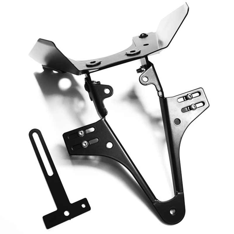 ADJUSTABLE LICENSE PLATE BRACKET FOR KAWASAKI NINJA 300 EX300 13-16 - HIGHSIDER