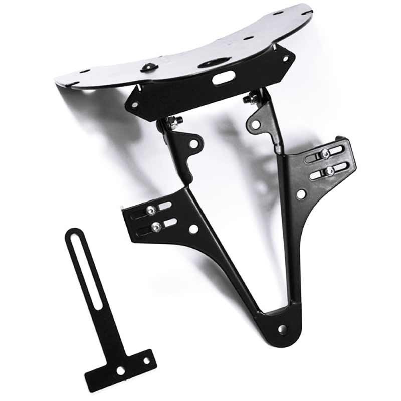 ADJUSTABLE LICENSE PLATE BRACKET FOR SUZUKI SFV 650 GLADIUS 09-14 - HIGHSIDER