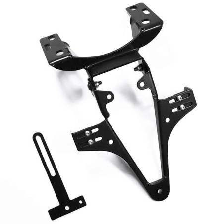 ADJUSTABLE LICENSE PLATE BRACKET FOR SUZUKI GSX-R 1000 07-08 - HIGHSIDER