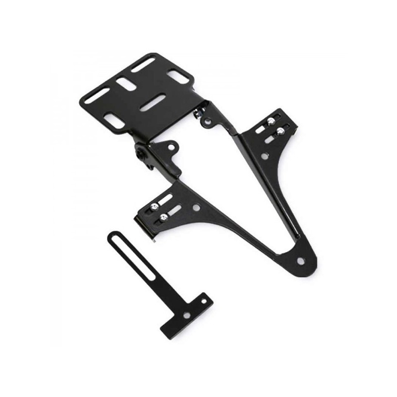 ADJUSTABLE LICENSE PLATE BRACKET FOR SUZUKI SV 650 S/ N 03-10, SV 1000 S/ N 03-06 - HIGHSIDER