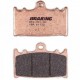 FRONT BRAKE PADS BRAKING SINTERED ROAD FOR DUCATI PANIGALE S TRICOLORE 1199 2012-2013 - CM55