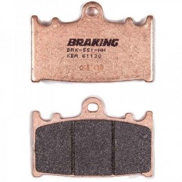 FRONT BRAKE PADS BRAKING SINTERED ROAD FOR KTM SUPER DUKE R ABS 1290 2014-2020 - CM55