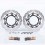 BRAKING WAVE SK2 320MM OVERSIZE FRONT BRAKE DISCS KIT, SPACERS, PADS AND BOLTS FOR HONDA AFRICATWIN / ADVENTURE 16-19