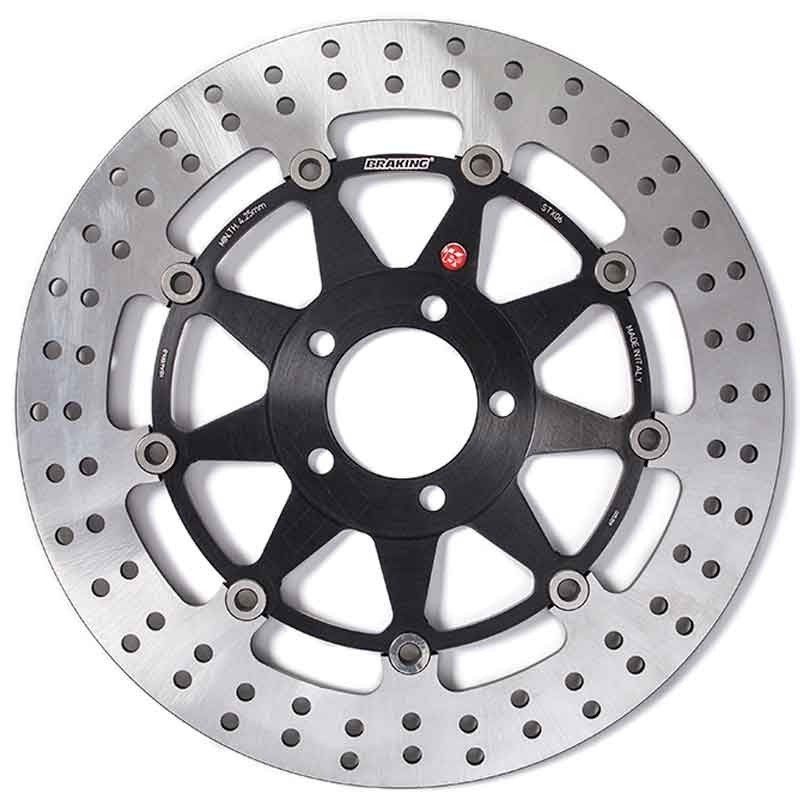 BRAKING R-STX FLOATING FRONT BRAKE DISC FOR YAMAHA FZX 250 ZEAL 1991-1992 (RIGHT DISC) - STX01