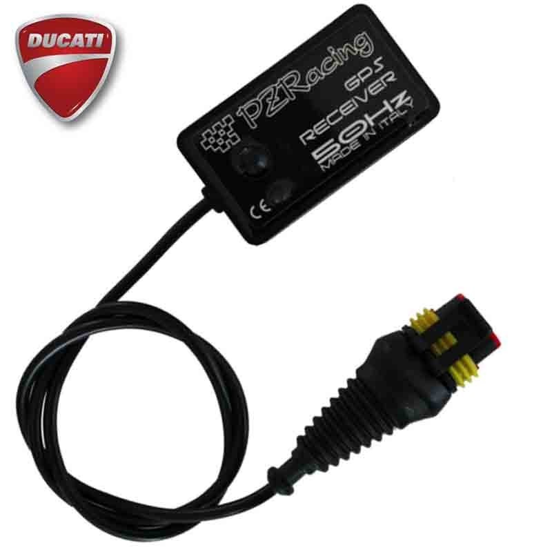 RICEVITORE GPS PLUG N PLAY PZRACING DESMOTRONIC PER CRUSCOTTI ORIGINALI DUCATI 749, 999, 848, 1098, 1198