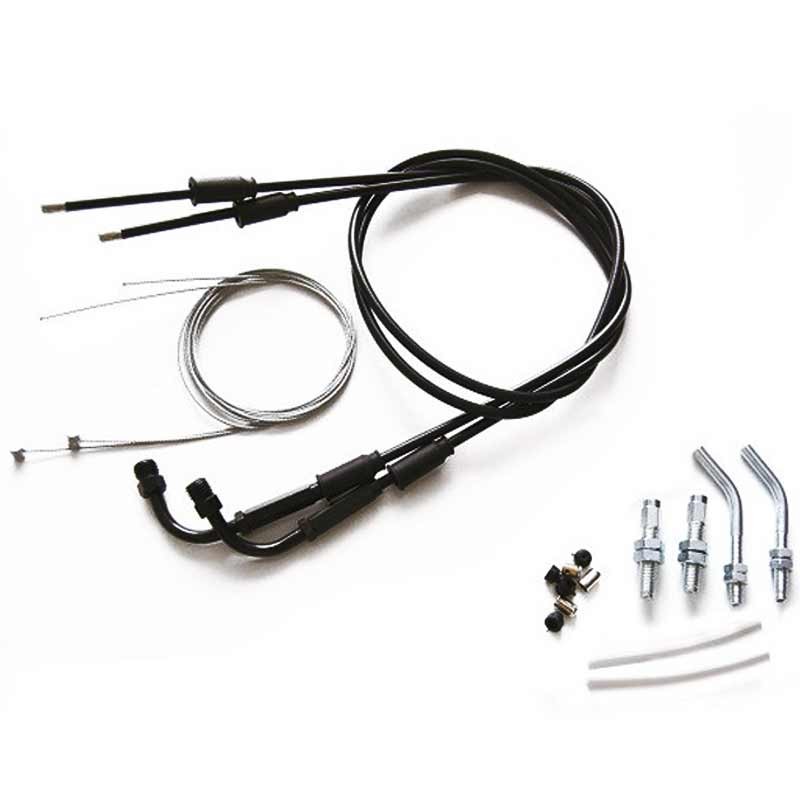 ACCOSSATO GAS CABLE KIT FOR KAWASAKI ZX-6R 636 13-22 - ZX014