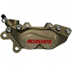PINZA FRENO ASSIALE CNC 40MM PISTONI IN ALLUMINIO - ACCOSSATO PZ013