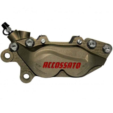 PINZA FRENO ASSIALE CNC 40MM PISTONI IN ALLUMINIO - ACCOSSATO PZ013