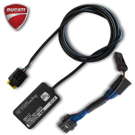 GPS RECEIVER PLUG N PLAY PZRACING P2-TRONIC FOR ORIGINAL DASHBOARDS DUCATI PANIGALE V4