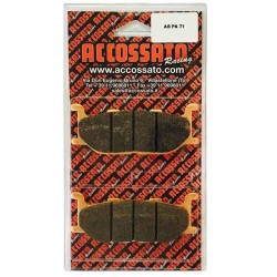 FRONT BRAKE PADS ACCOSSATO FOR YAMAHA XVS 650 DRAG STAR 1997-2006 - AGPA71