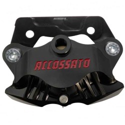 KIT PINZA FRENO RADIALE POSTERIORE ACCOSSATO PZ016 + STAFFA DI MONTAGGIO PER VESPA