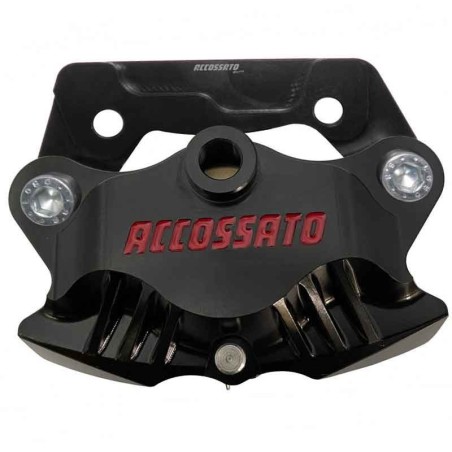 KIT PINZA FRENO RADIALE POSTERIORE ACCOSSATO PZ016 + STAFFA DI MONTAGGIO PER VESPA