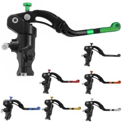 RADIAL BRAKE MASTER CYLINDER 19X19 ACCOSSATO WITH REVOLUTION LEVER - BLACK EDITION