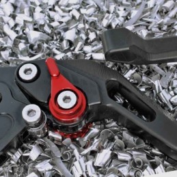 Leve Freno Frizione Regolabili Nero Opaco - Aprilia Dorsoduro 750 2008-2016