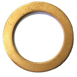 RONDELLA IN RAME ACCOSSATO - Ø10