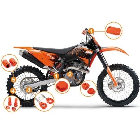 KIT ACCESSORI OFF-ROAD ACCOSSATO - BSM1