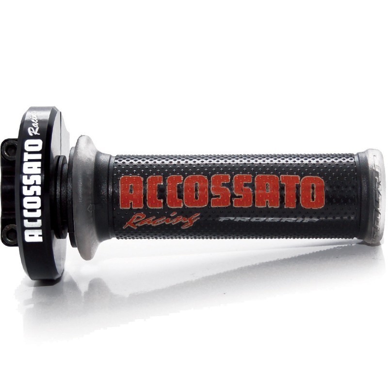 ACCOSSATO SINGLE CABLE RAPID THROTTLE CONTROL - SOFT RACING GRIPS