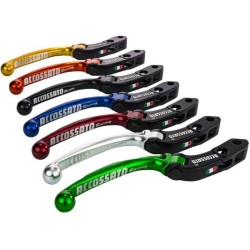 FOLDING RADIAL BRAKE LEVER FOR ACCOSSATO AND BREMBO BRAKE MASTER CYLINDERS