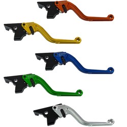 KIT LEVE FRENO FRIZIONE REGOLABILE CNC ACCOSSATO PER APRILIA - EDF011/ESV004