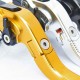 FOLDABLE CLUTCH AND BRAKE LEVERS ''WAVE'' ESSEMOTO - DC0302L