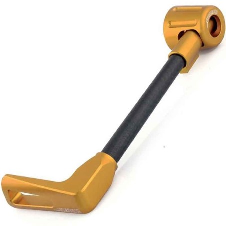 ACCOSSATO DEFLECTOR CLUTCH LEVER GUARD - STRAIGHT HOSE IN CARBON