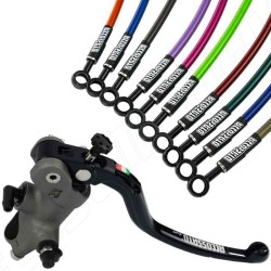 KITA 5: POMPA FRENO RADIALE Ø19 + KIT TUBI FRENO ACCOSSATO