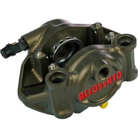 REAR RADIAL BRAKE CALIPER MONOBLOCK CNC 60MM MOTO 2 - ACCOSSATO PZ008