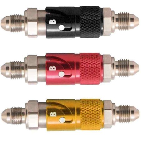 SGANCIO RAPIDO ACCOSSATO IN TITANIO PER TUBO FRENO UNF 3/8”-24