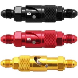 SGANCIO RAPIDO ACCOSSATO IN ALLUMINIO PER TUBO FRENO UNF 3/8”-24