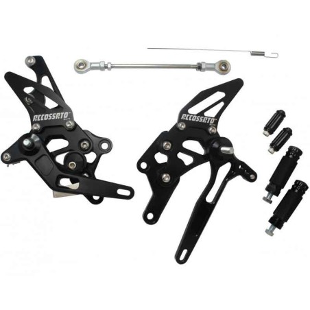 PEDANE ARRETRATE ACCOSSATO YAMAHA YZF-R25 / YZF-R3