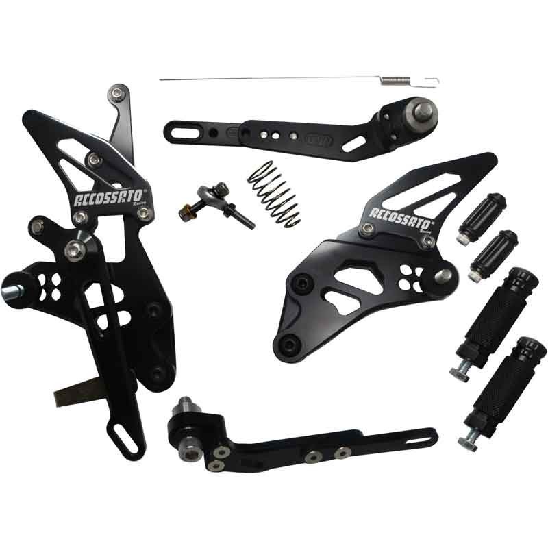 RACING REARSETS ACCOSSATO SUZUKI GSX-R 1000 09-16