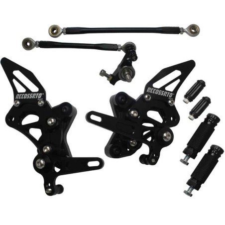 PEDANE ARRETRATE ACCOSSATO DUCATI 848 / 1098 / 1198
