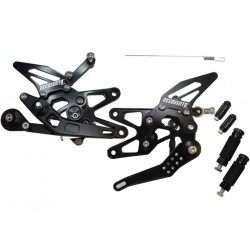 PEDANE ARRETRATE ACCOSSATO TRIUMPH DAYTONA 675/R 13-14