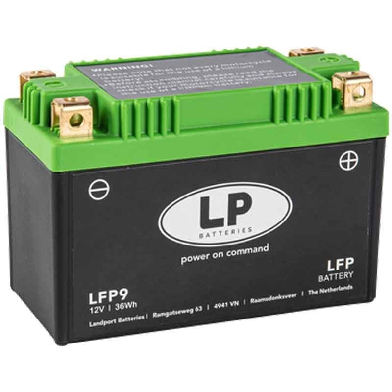 BATTERIA MOTO AL LITIO (LiFePO4) SENZA MANUTENZIONE LP - LFP9