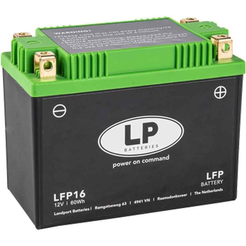 BATTERIA MOTO AL LITIO (LiFePO4) SENZA MANUTENZIONE LP - LFP16