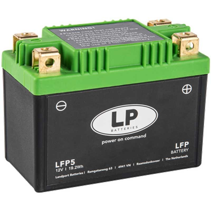 BATTERIA MOTO AL LITIO (LiFePO4) SENZA MANUTENZIONE LP - LFP5